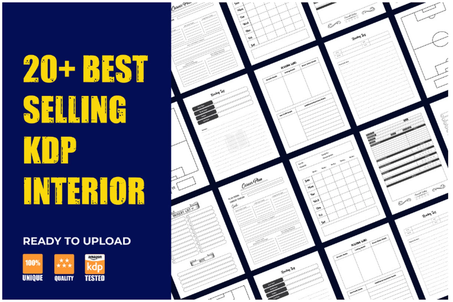 [Creativefabrica] Best Selling Exclusive KDP Interior Bundle (Design Baske), фото 1 из 1.