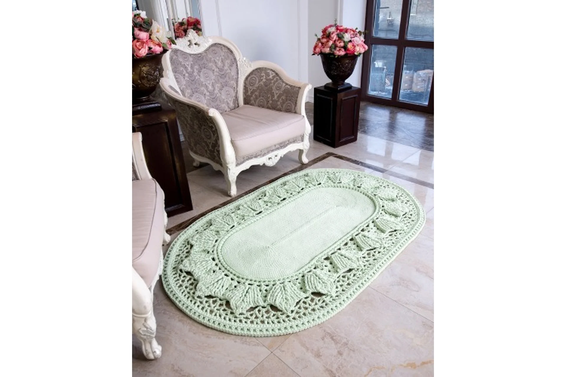 [Lacemats]  Доступ в закрытый клуб по вязанию ковров (Татьяна Рязанова), фото 1 из 1.