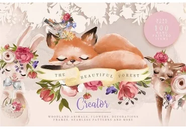 [Сreativefabrica] The Beautiful Forest (Anna Babich)