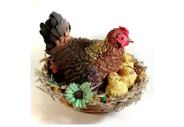 Наседка с цыплятами (Татьяна Шмелева)