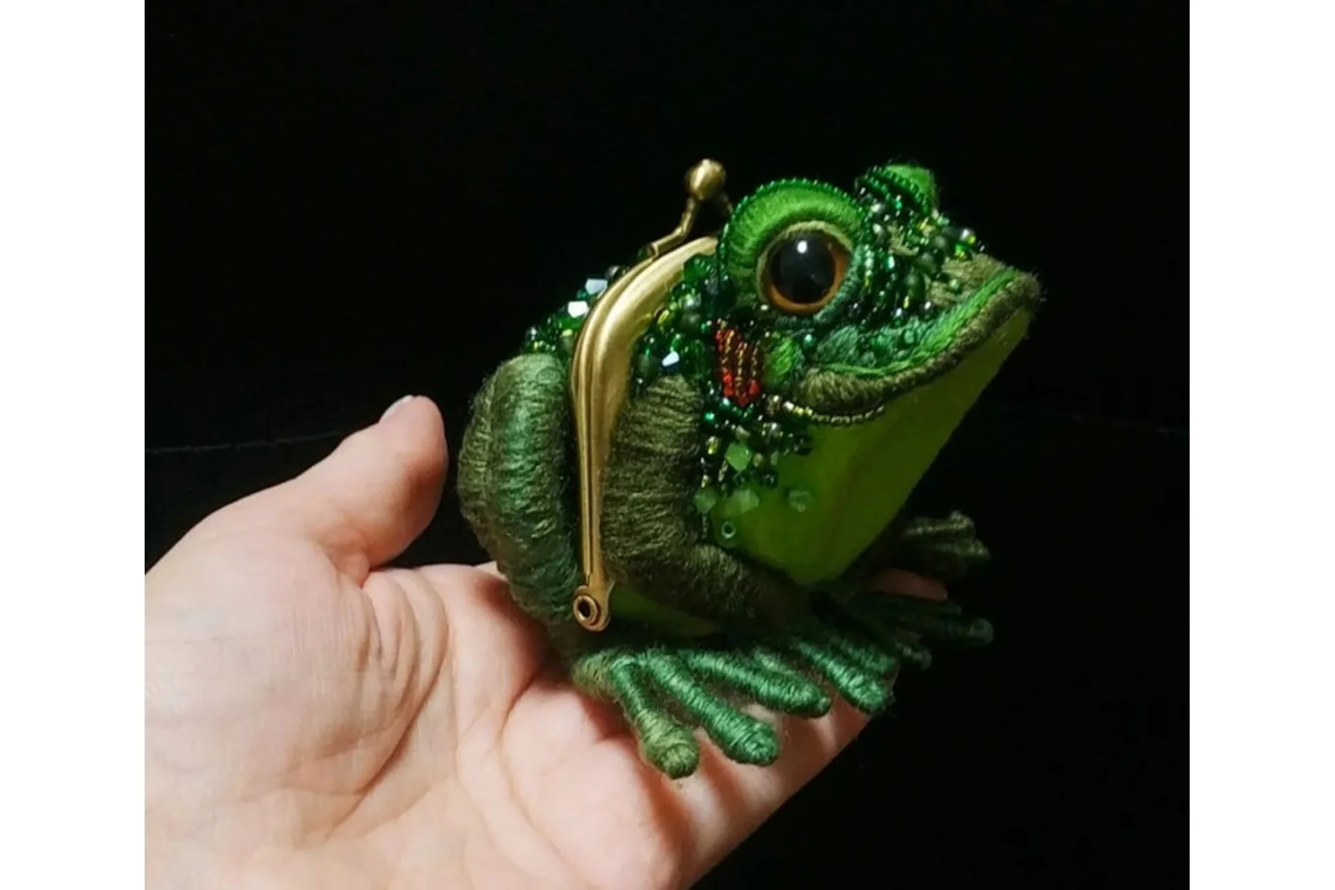 Денежная Жабка. Мини-сумочка, кошелёк (Ирина Якубова), фото 1 из 1.