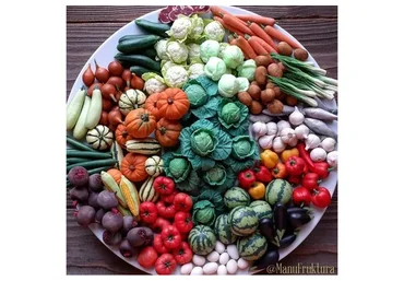 [ManuFruktura] Лепка 19 овощей и фруктов (Юлия Бухарова)