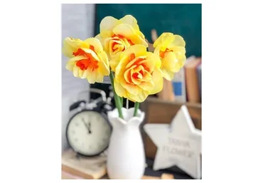 Махровые нарциссы из холодного фарфора (tanyaflower)