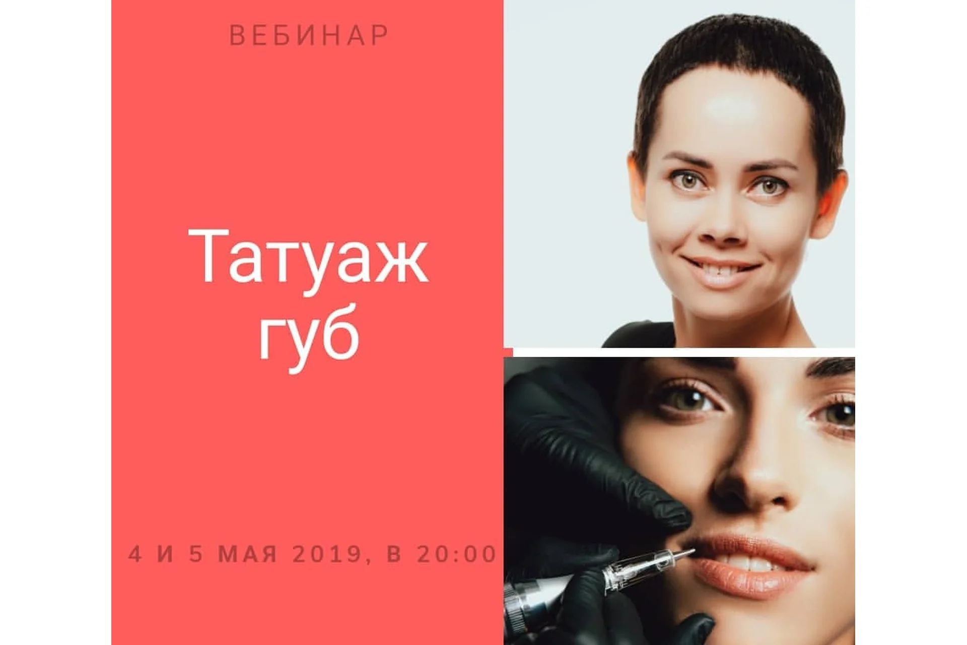 Вебинар татуаж губ: теория и практика (Елена Нечаева), фото 1 из 1.