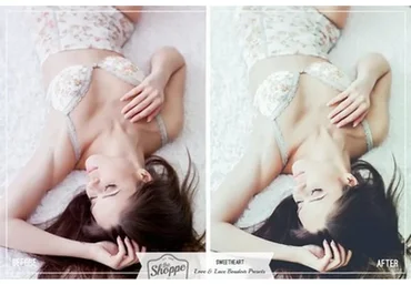 [Shoppe Designs] Пресеты Love & Lace Boudoir Vintage winter LR, LR mobile DNG