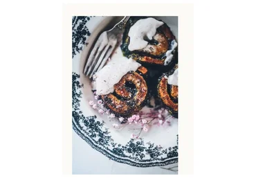 Сдобные булочки с маковой начинкой и заварным кремом (Алина Тютькова)