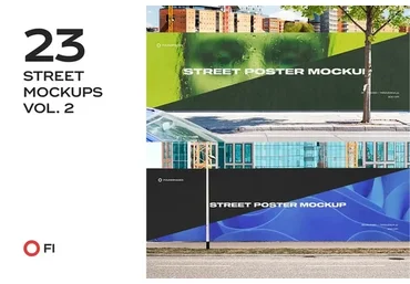[Creativemarket] Urban mockup poster street vol.2 (FoundImages)