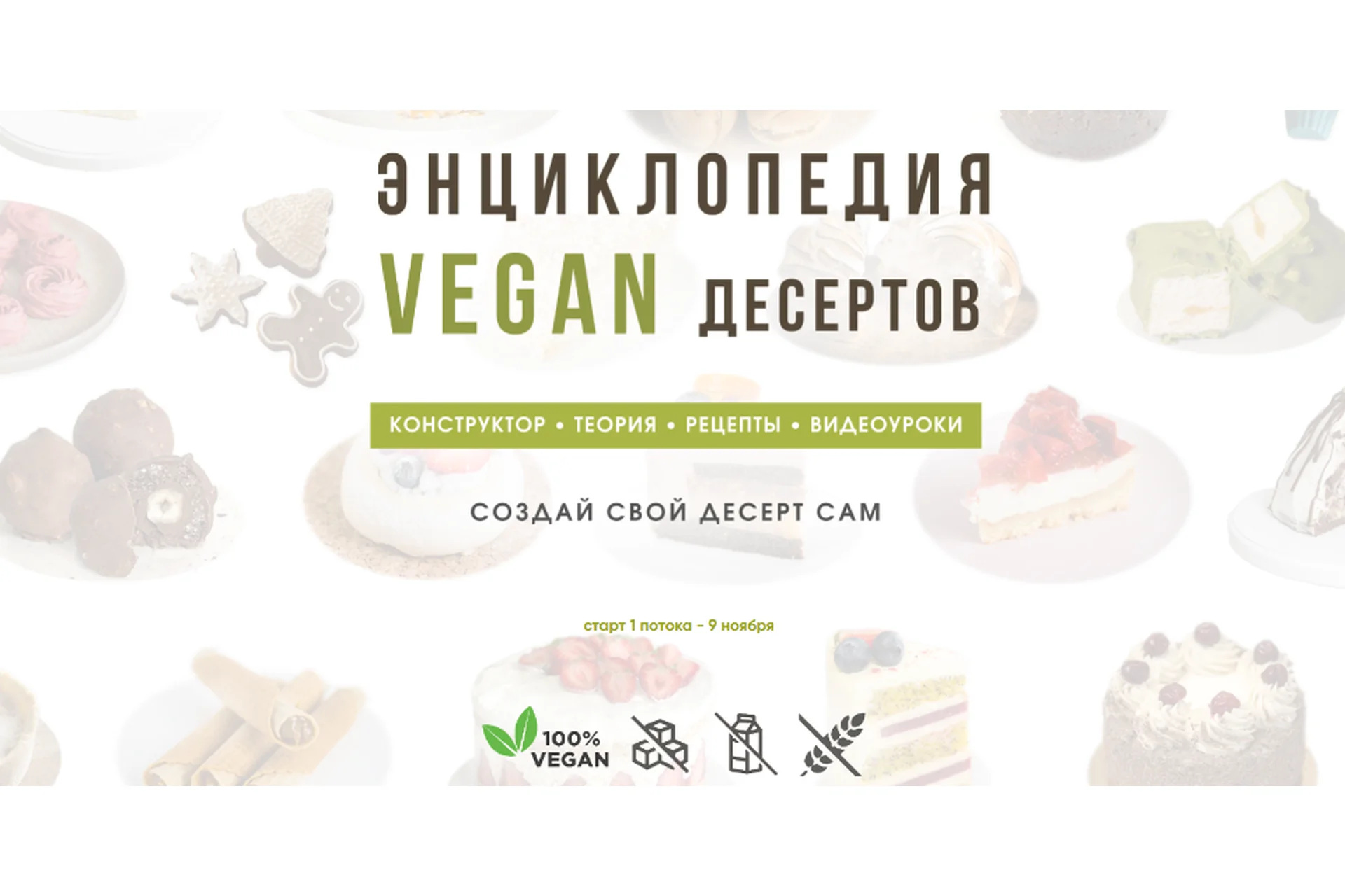 Энциклопедия Vegan  десертов. Тариф Без поддержки (Мария Липская), фото 1 из 1.
