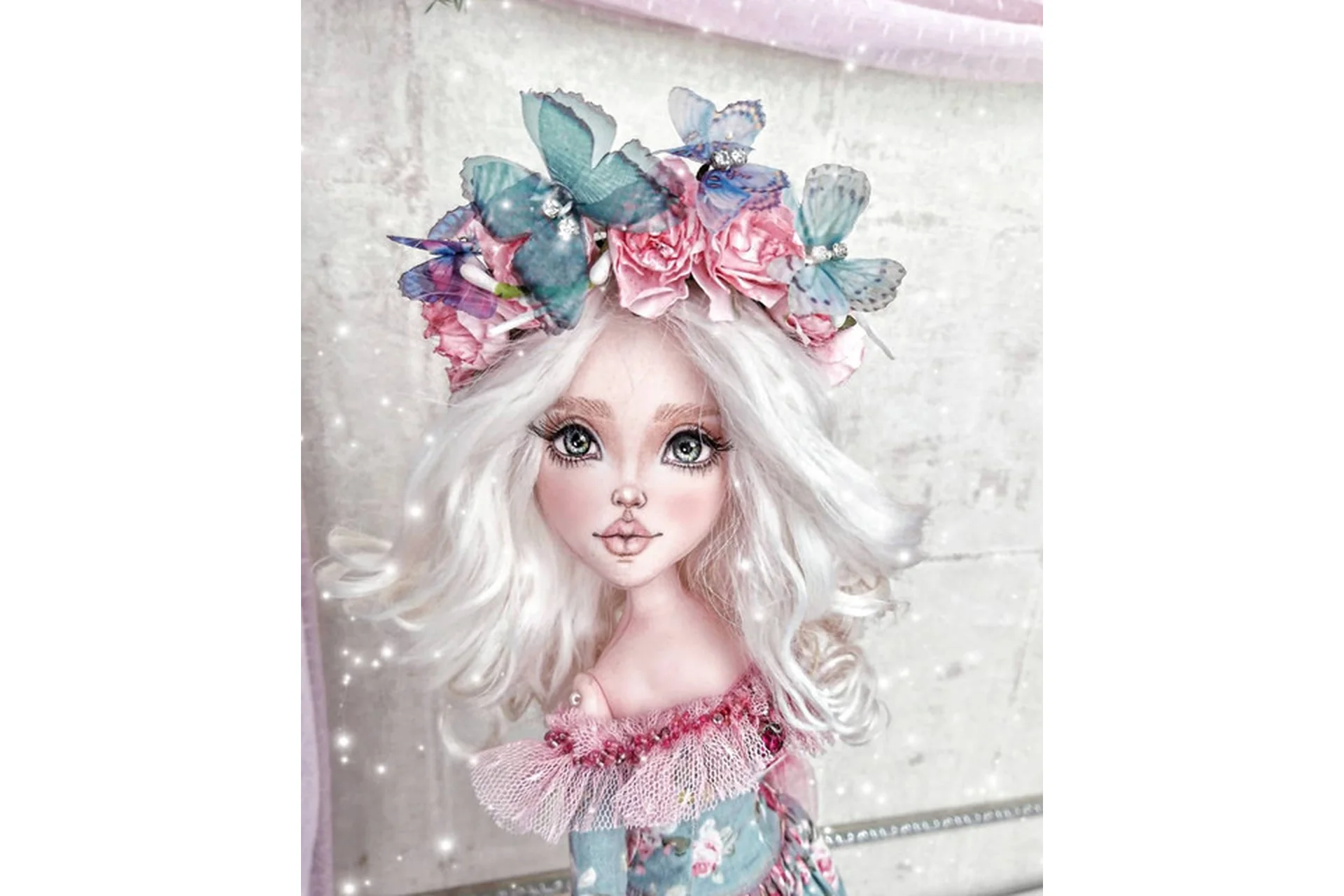 Текстильно-шарнирная кукла (Олеся Невматулина), фото 1 из 1.