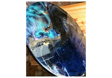 Чудеса эпоксидной смолы. Панно «Загадки космоса» (Екатерина Захваткина)