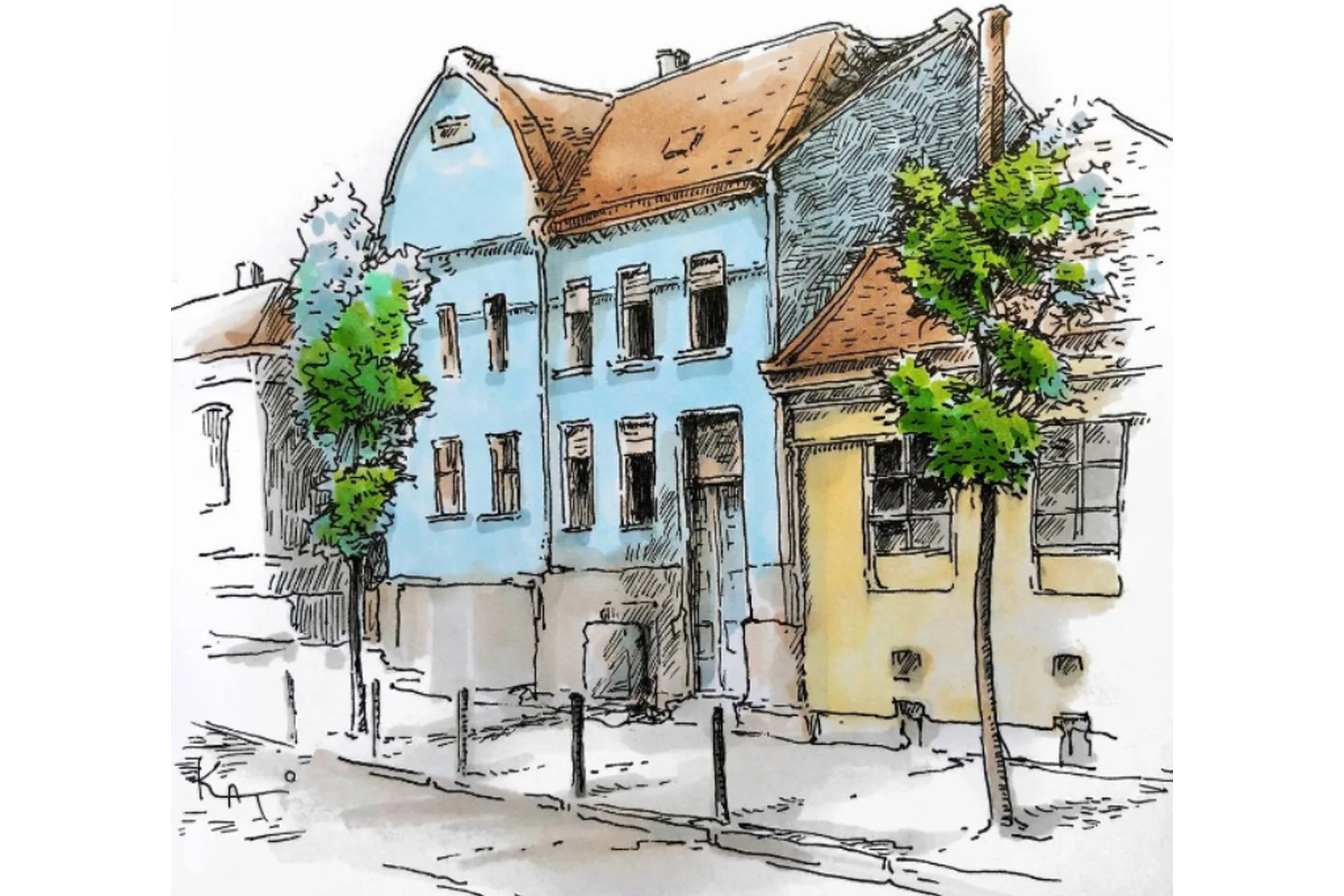 Перспектива в скетчинге, 2022 (Екатерина (Като) Иванникова), фото 1 из 1.