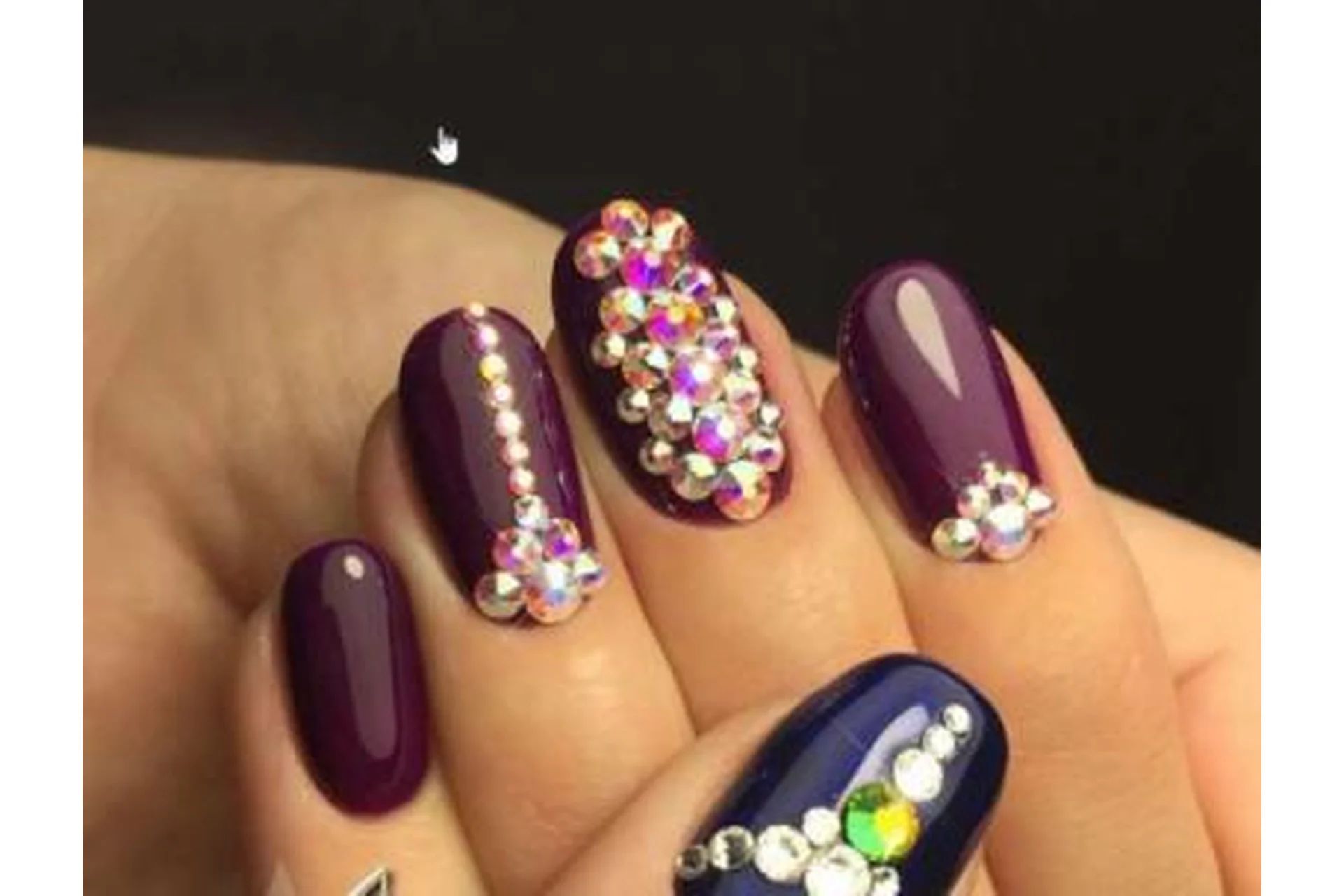 Комбинированный маникюр + глубокое покрытие из-под кутикулы (Яна Лузан), фото 1 из 1.
