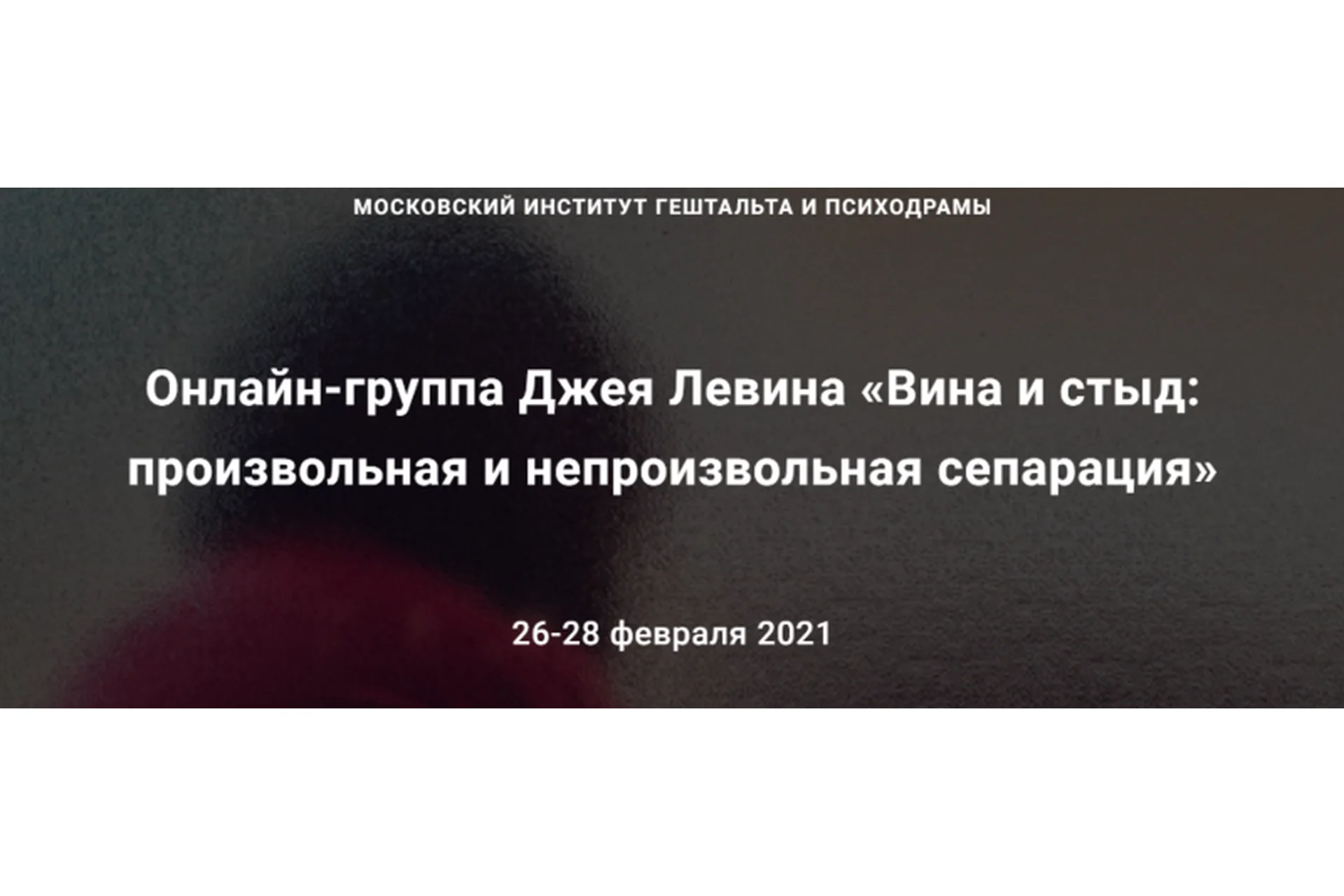 [МИГиП] Вина и стыд: произвольная и непроизвольная сепарация (Джей Левин), фото 1 из 1.
