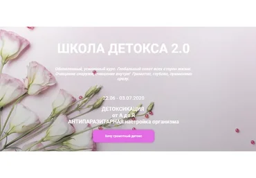 [Школа детокса 2.0] Детоксикация  от А до Я. Антипаразитарная настройка организма (Катерина Форма)