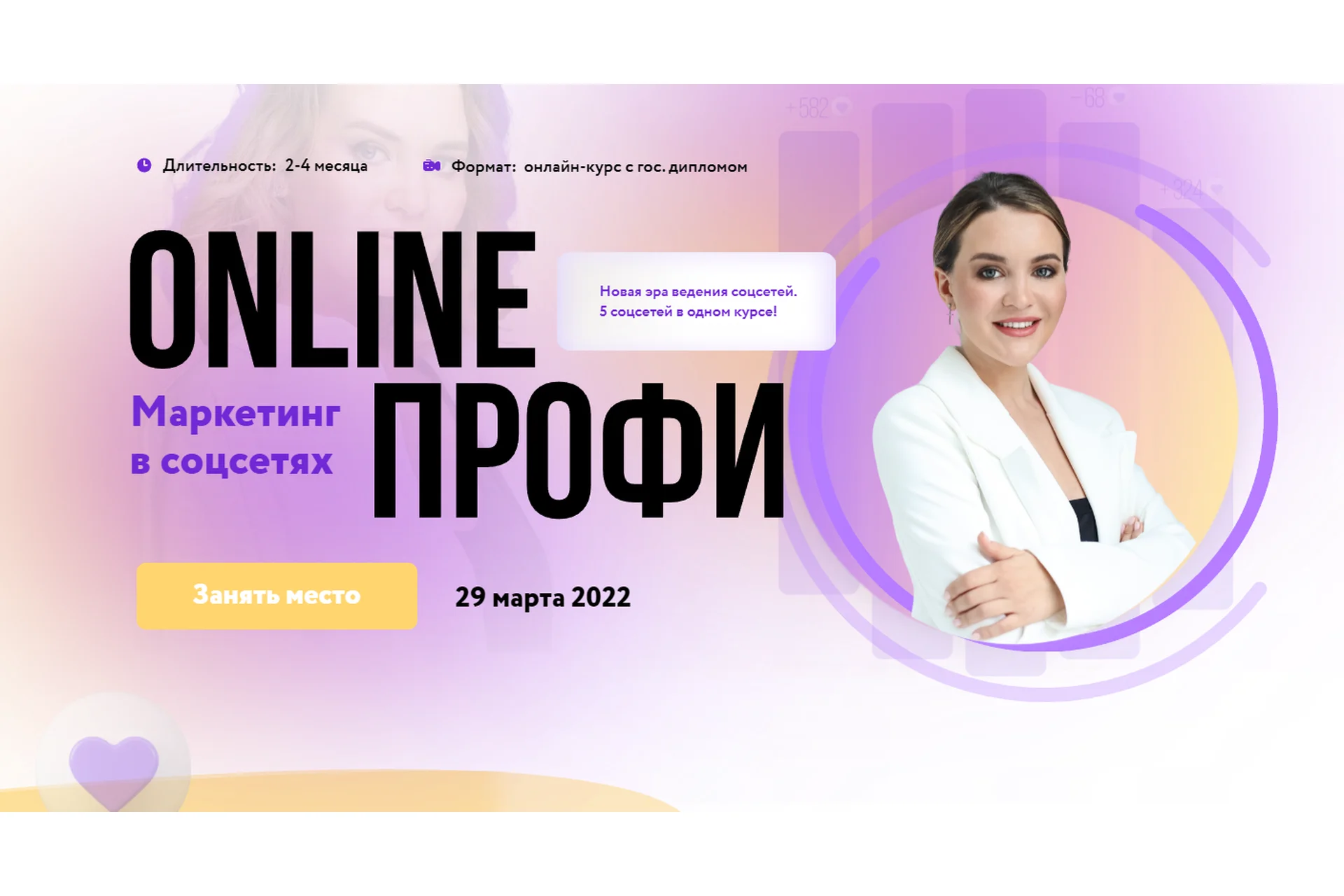 [Julia Marketing] Онлайн профи. Тариф - Дипломированный профи (Юлия Родочинская), фото 1 из 1.