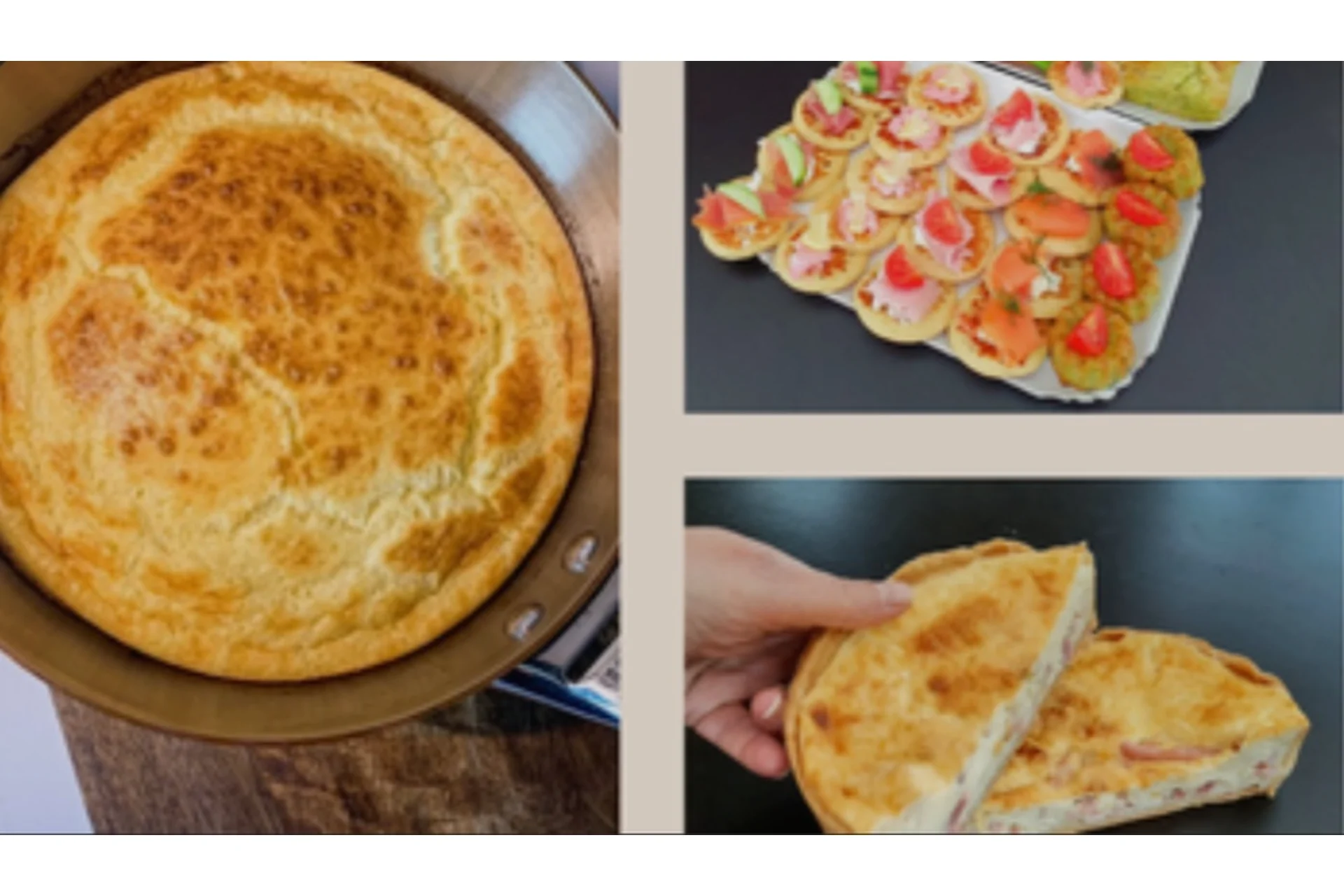 Солёные птифуры и киши (patisseriemg), фото 1 из 1.