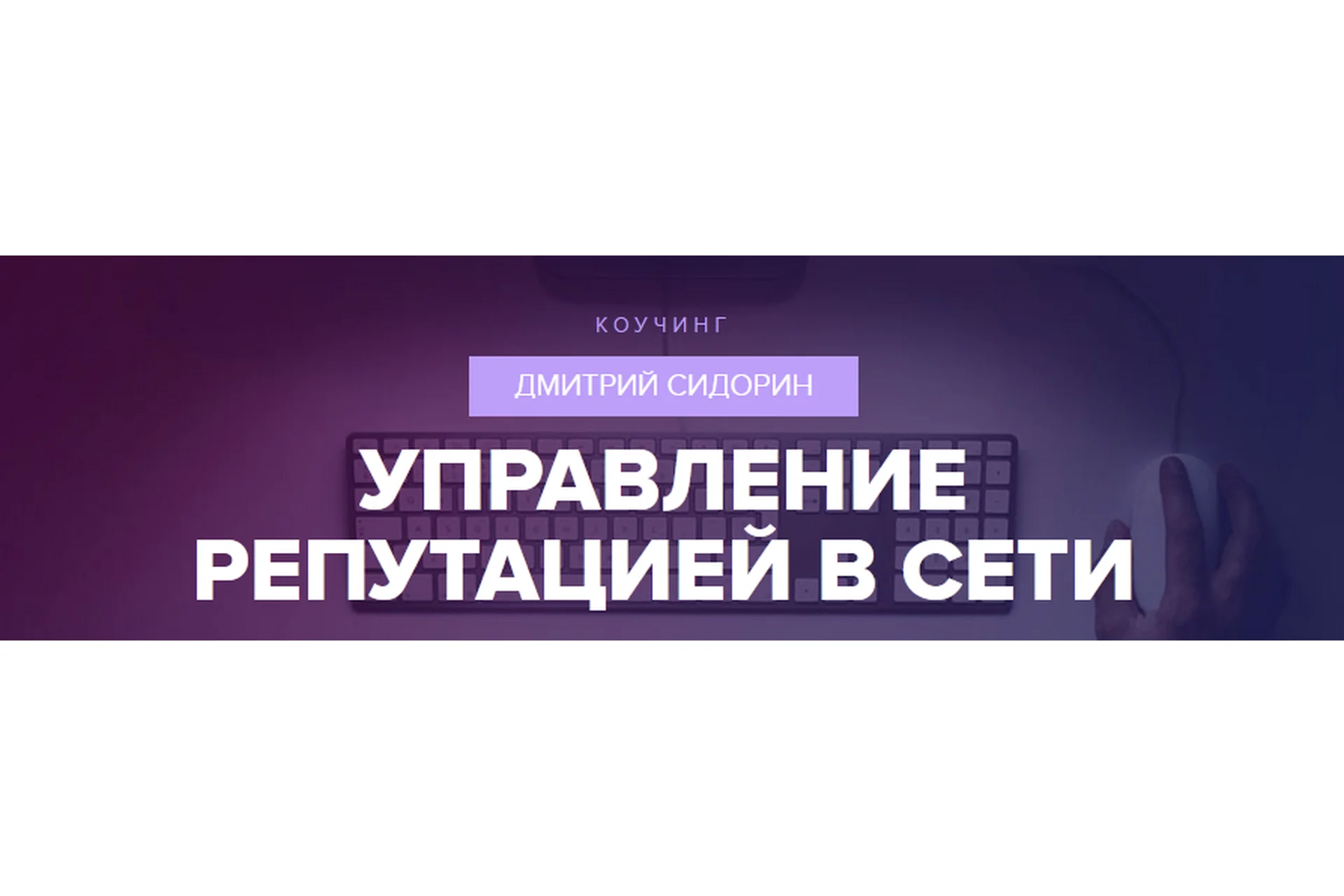 [Синергия] Управление репутацией в сети, 2016 (Дмитрий Сидорин), фото 1 из 1.