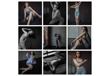 Женское позирование с «огоньком» (Полина Дятлова)