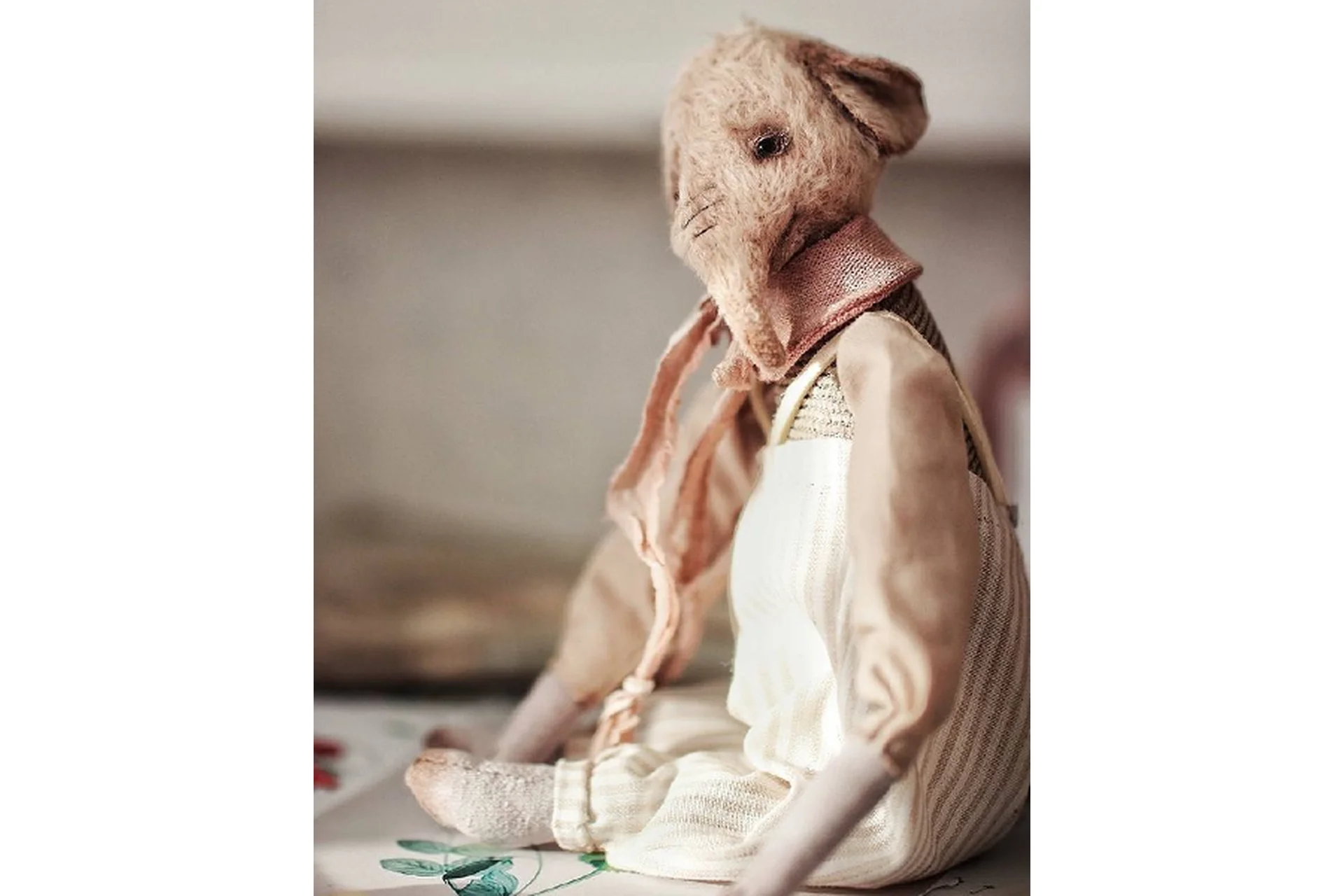 [Школа авторской игрушки] Будуарный слоник (Марика Шмидт), фото 1 из 1.