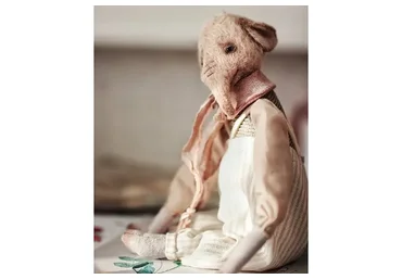 [Школа авторской игрушки] Будуарный слоник (Марика Шмидт)