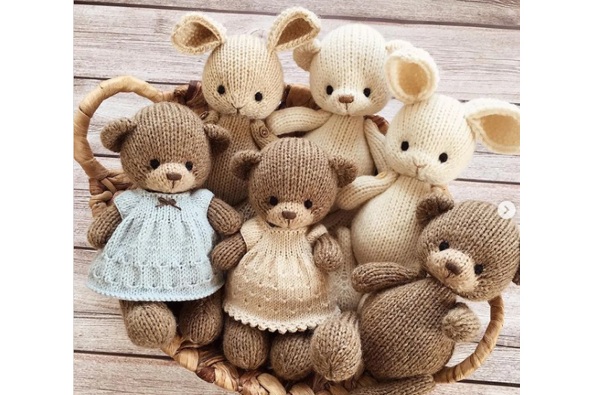 Вязание спицами. Мишутка (evgeniya_and_ludmila), фото 1 из 1.