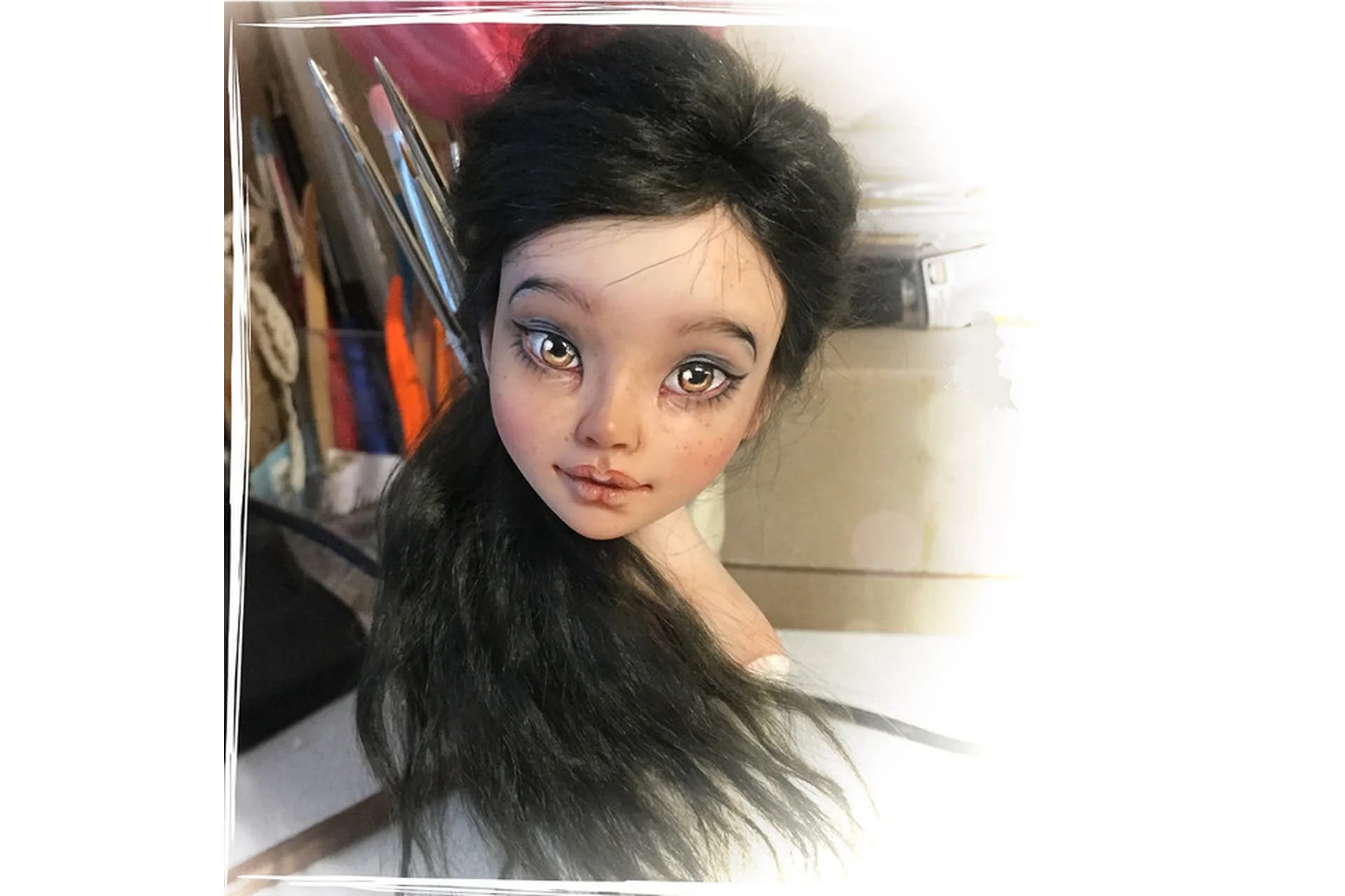 Роспись кукольного лица (Юлия Бобинова), фото 1 из 1.