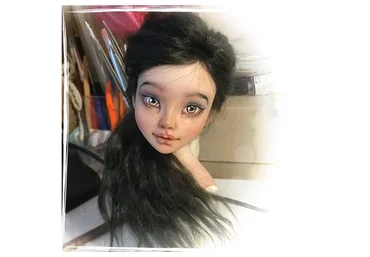 Роспись кукольного лица (Юлия Бобинова)