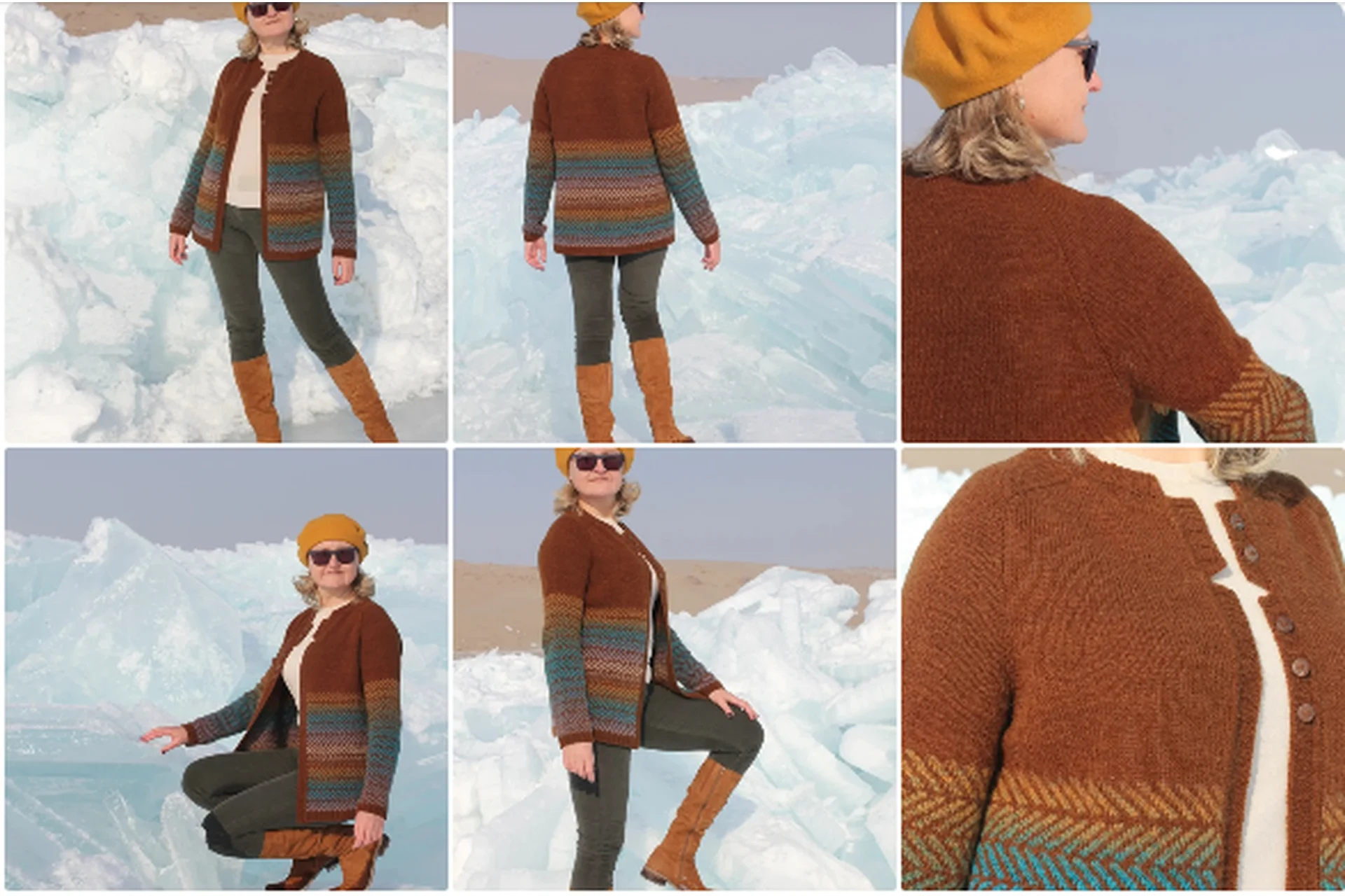 Кардиган «Разрезной Жаккард» (Галина Дударева), фото 1 из 1.