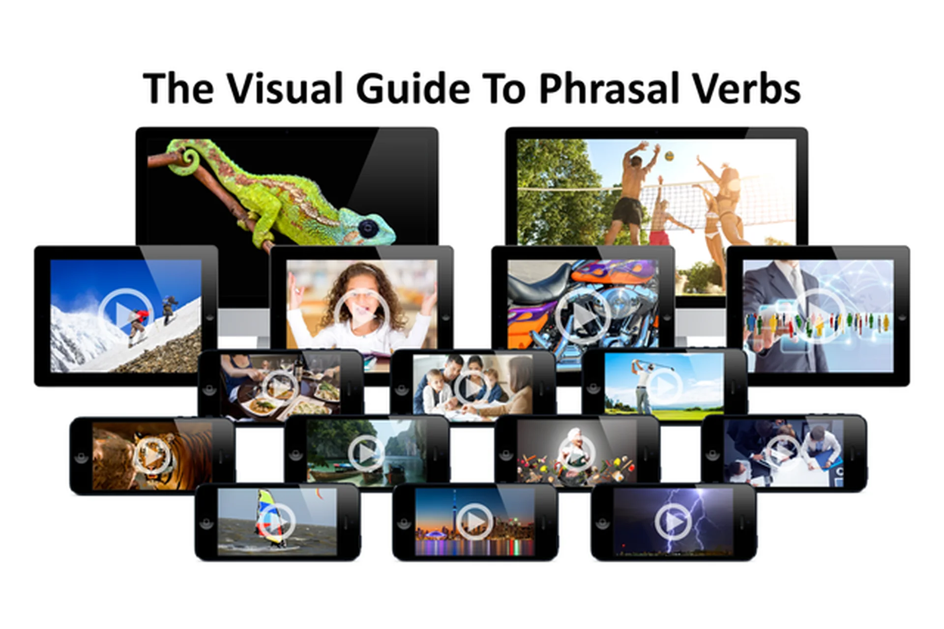 The Visual Guide To Phrasal Verbs/Визуальное руководство по фразовым глаголам (Drew Badger), фото 1 из 1.