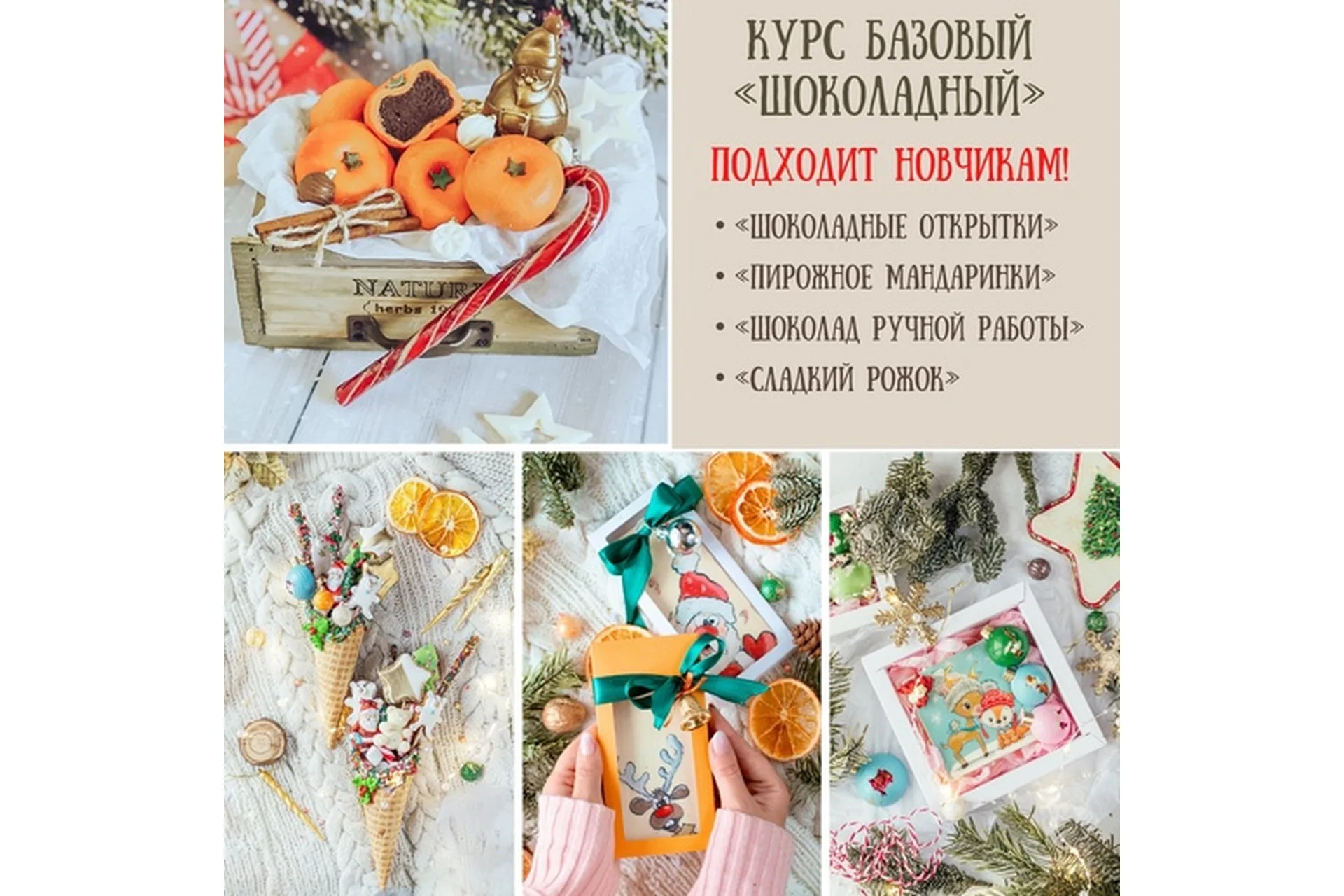 Базовый Шоколадный новогодний курс (Екатерина Завирюха), фото 1 из 1.