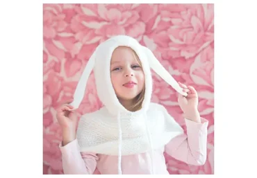 [knittedbird] Капюшон Зайка (Анна Котова)