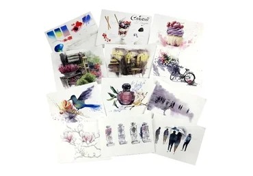 [Художник Online] Акварельный скетчинг. Тариф Без обратной связи  (Дарья Куцаева)