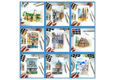 [ВсемАрт] Архитектурный скетчинг 2.0. С разбором общих ошибок (Анна Белоусова)