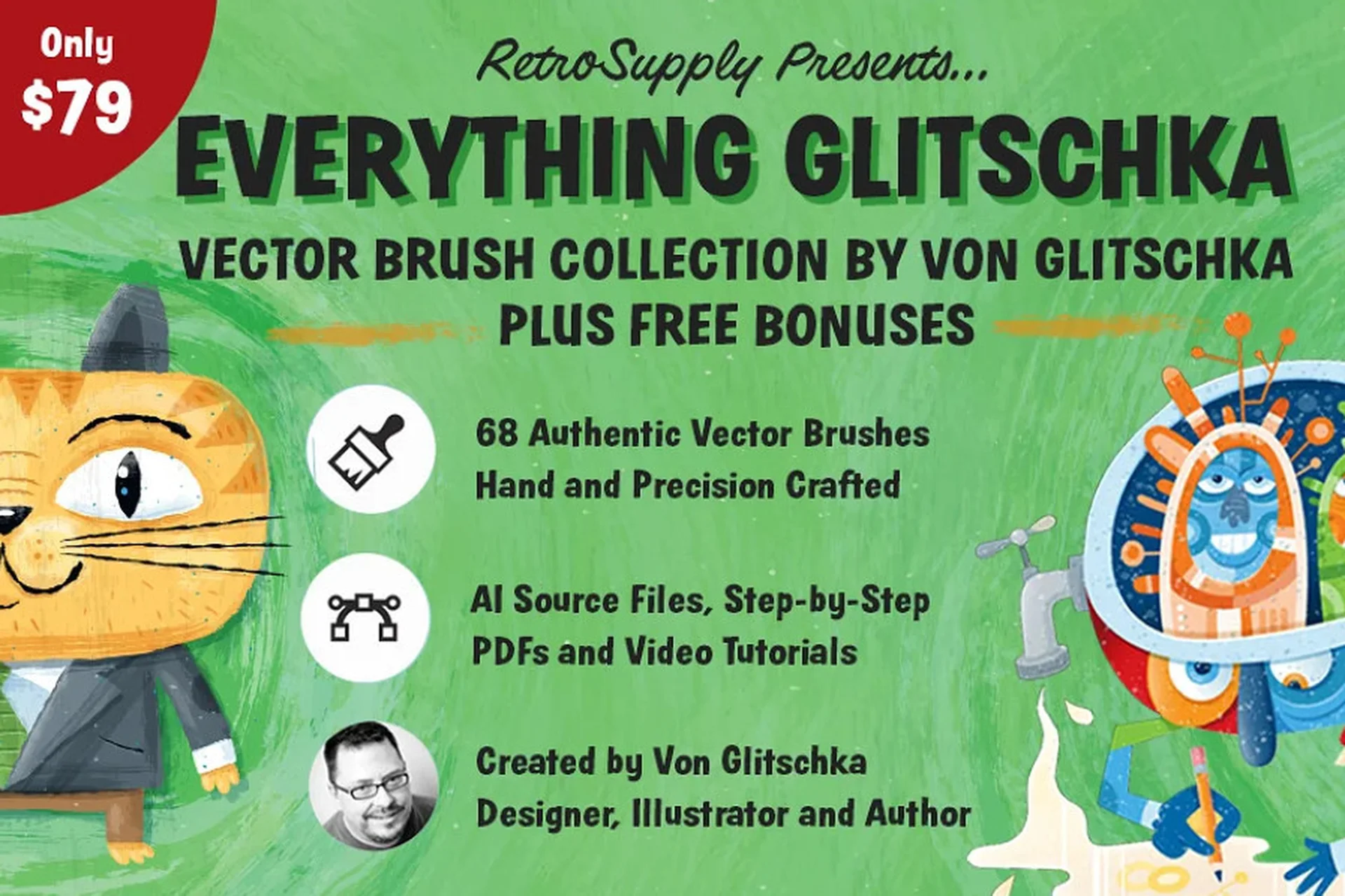 Everything Glitschka | Vector Brush (Вон Гличка), фото 1 из 1.