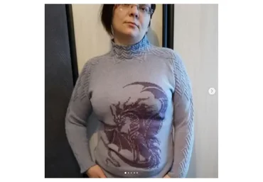 Женский свитшот «Dragon». Размеры 42-54 (Ольга Мотриченко)