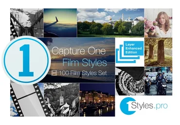 [1styles.pro] Пленочные пресеты для Capture One. Original Film Styles Set, 100шт
