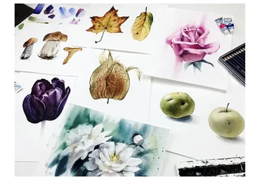 [Художник Online] Ботаника акварелью (Дарья Куцаева)