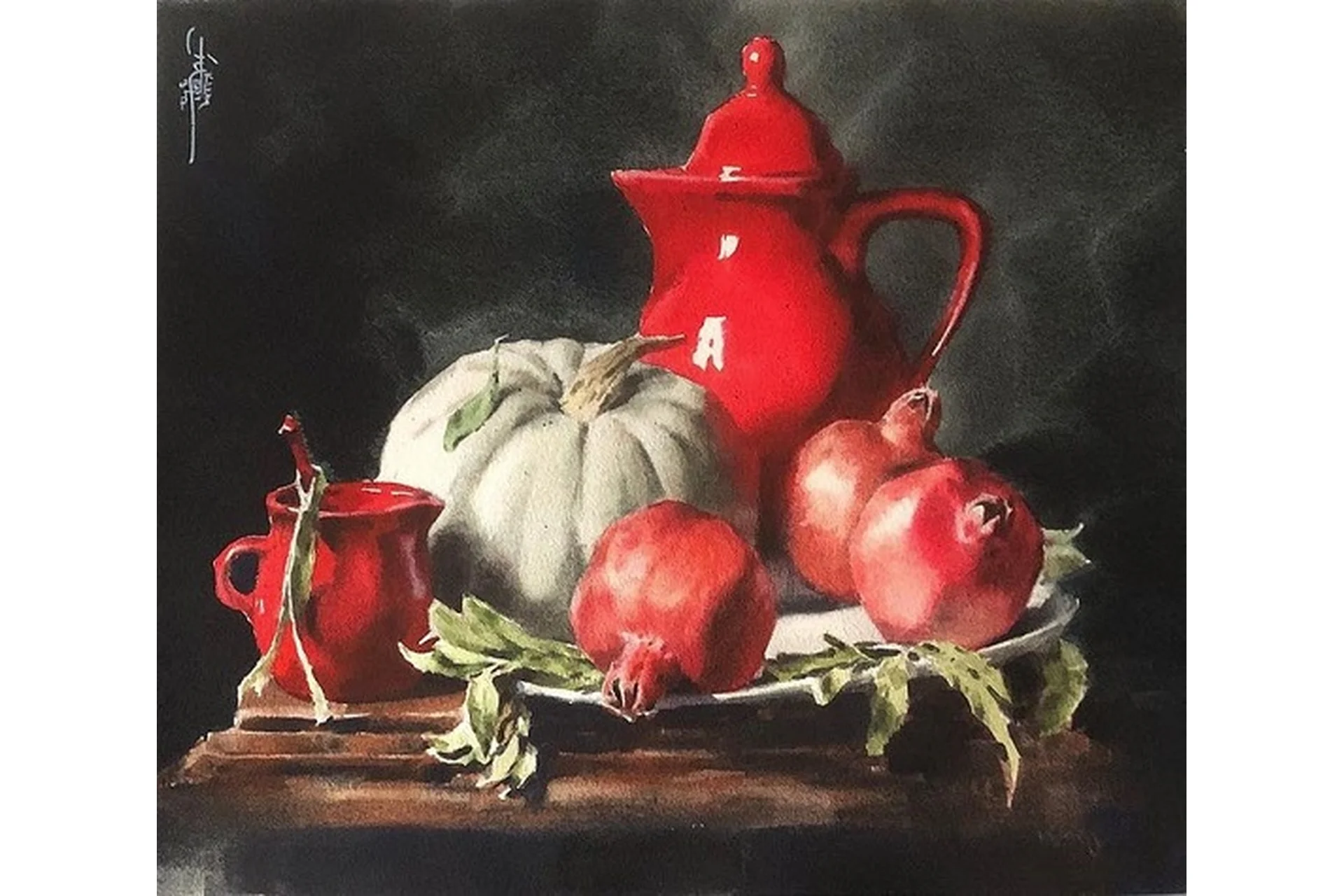 [Enterclass] Красный натюрморт (Анна Иванова), фото 1 из 1.