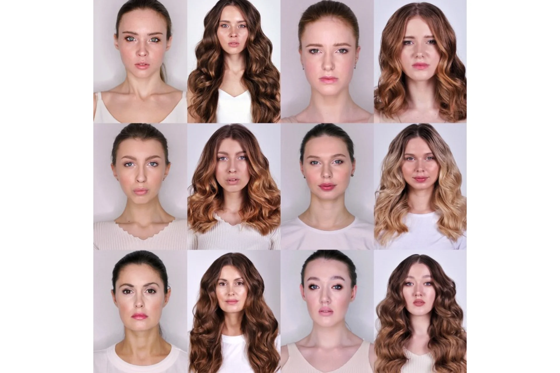 Формы лиц. Правильное распределение точек объёма в укладках и прическах (Екатерина Снагустенко), фото 1 из 1.