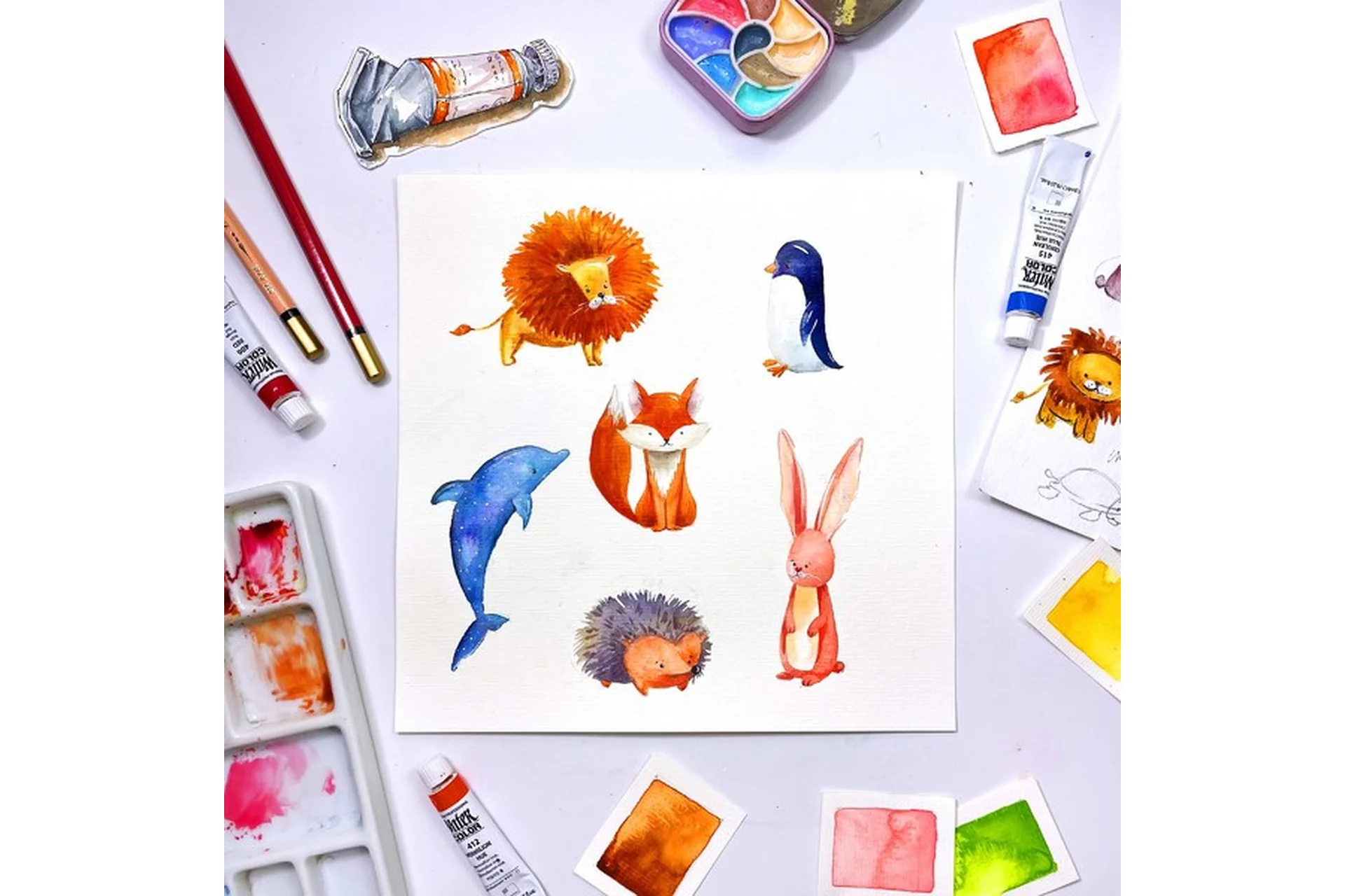 [Всем Арт] Акварельные иллюстрации. Старт (Анна Белоусова), фото 1 из 1.