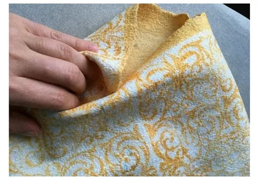 Трафаретное окрашивание войлока  (Юля Козырева)