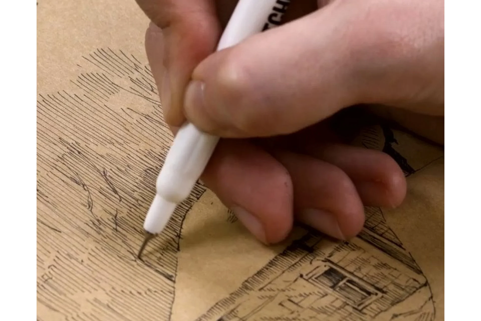 [enterclass]  Свет в графике. Смешанная техника (Александра Чу), фото 1 из 1.