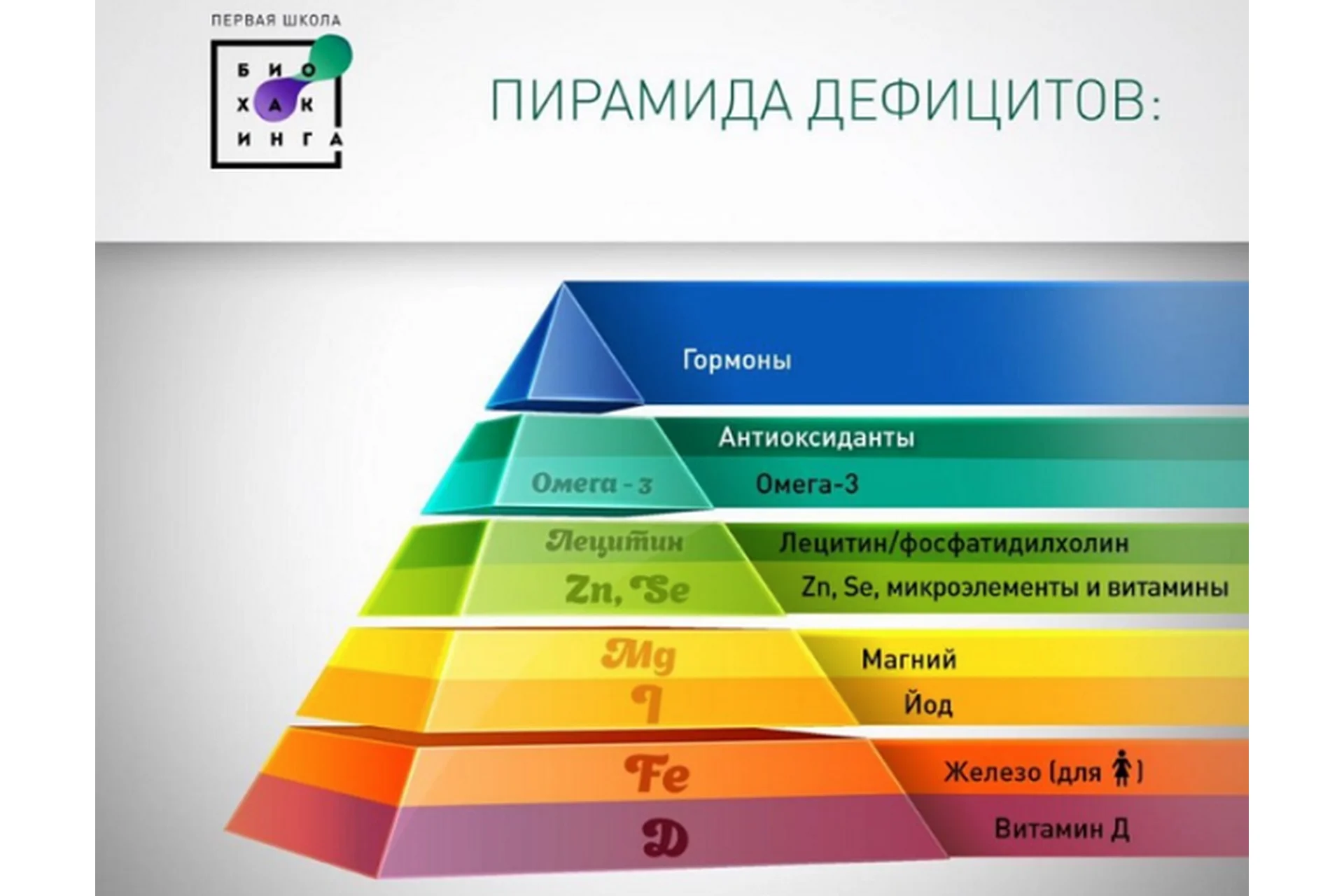[Первая Школа Биохакинга] Базовые дефициты (Ирина  Баранова), фото 1 из 1.