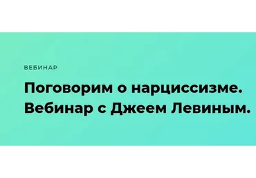 [Nethouse] Поговорим о нарциссизме. Вебинар с Джеем Левиным (Джей Левин)