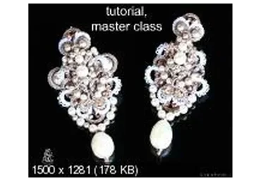 [AngelaG] Мастер класс к серьгам «Платина» (Ангела Гамбка)