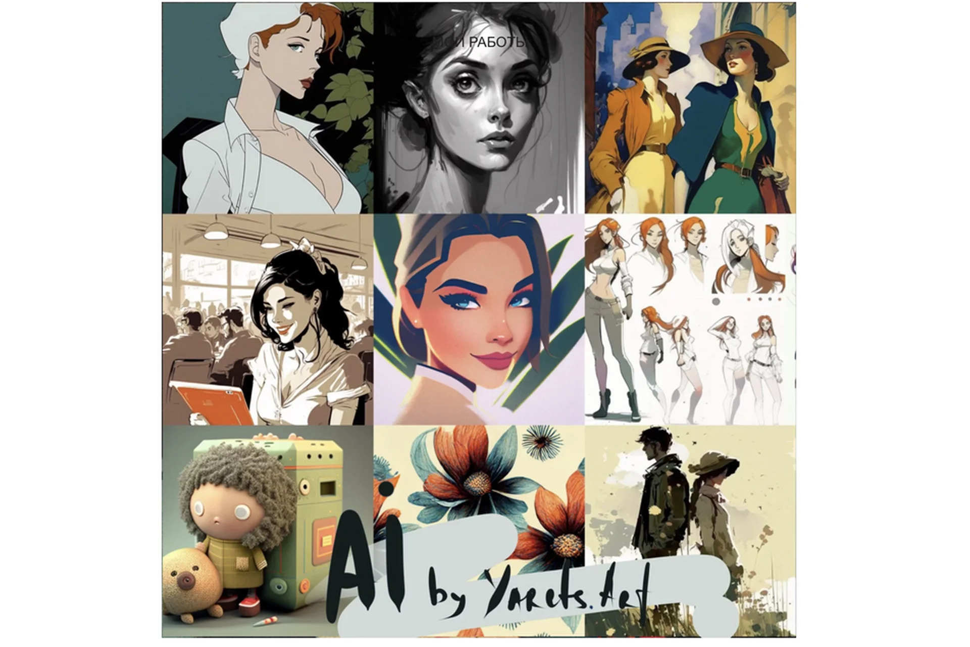 [yarets.art] Авторский курс по нейросети Midjourney (Виктория Шубина), фото 1 из 1.