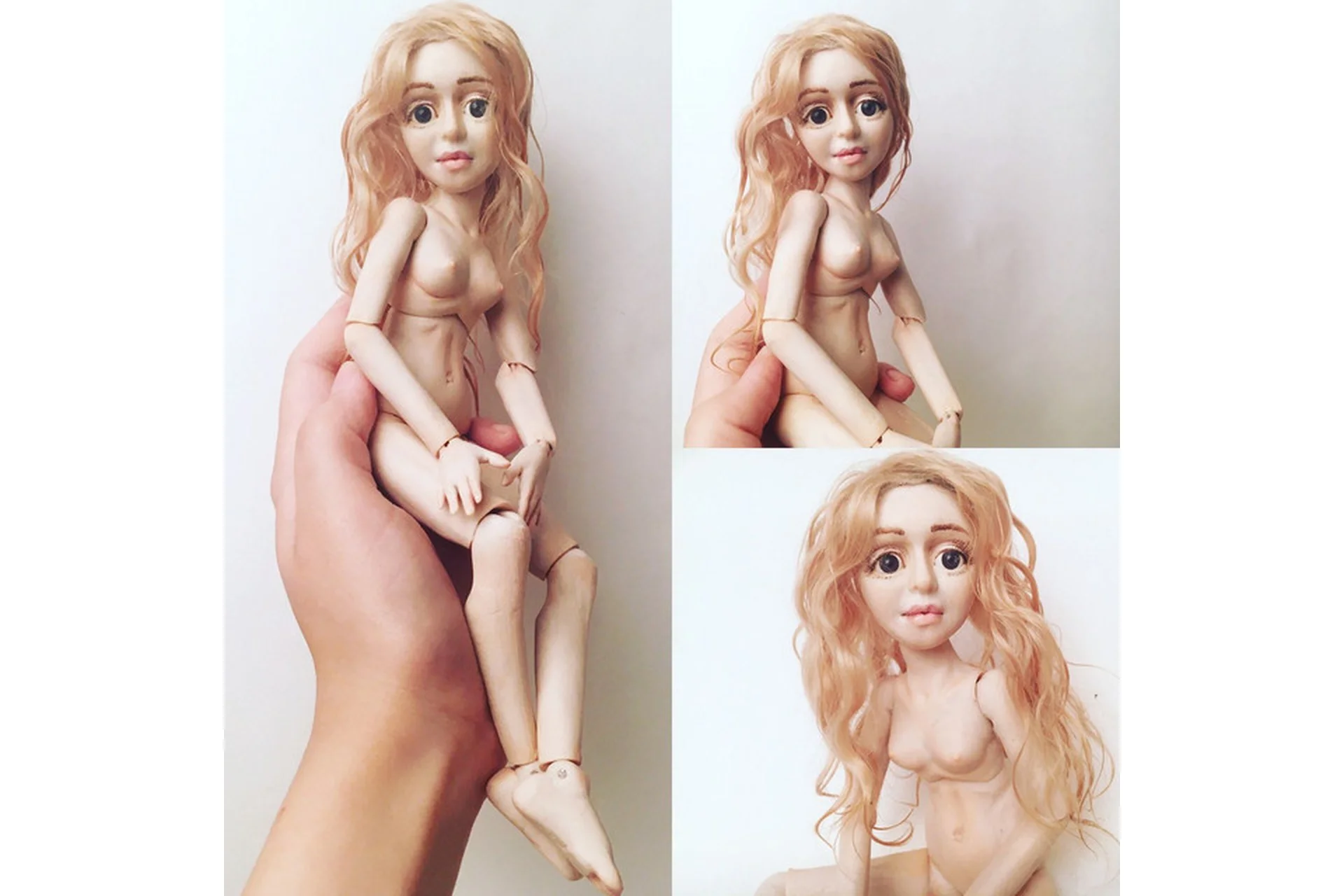 [Кукольные детальки] Шарнирная кукла из запекаемого пластика (Дмитрий/Ольга), фото 1 из 1.