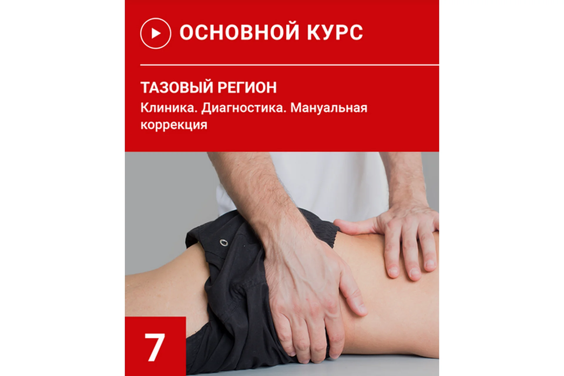 [УАПК] Тазовый регион. Клиника. Диагностика. Мануальная коррекция, семинар №7 (Михаил Савиных), фото 1 из 1.