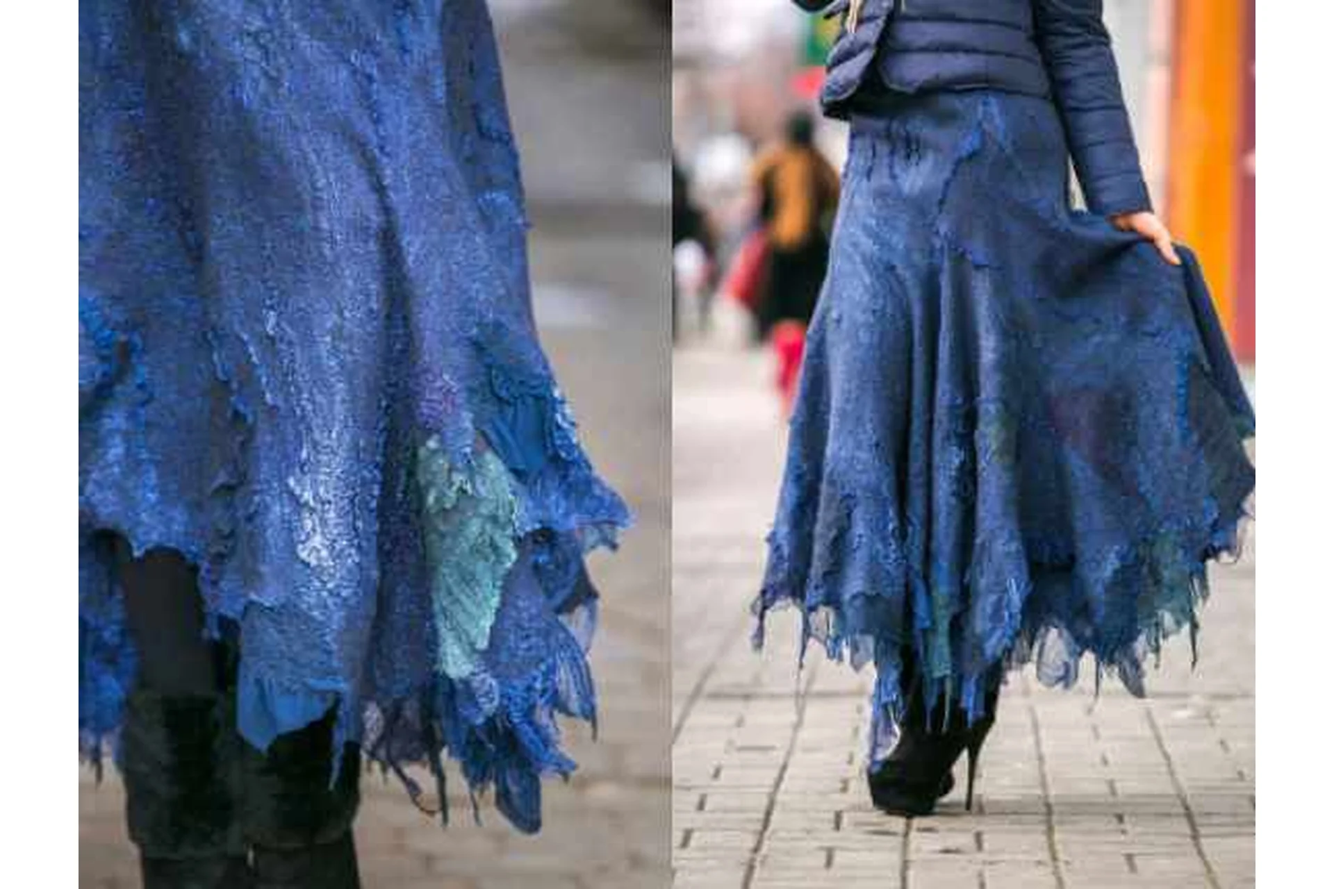 Юбка цвета Индиго (Наталья Швец), фото 1 из 1.