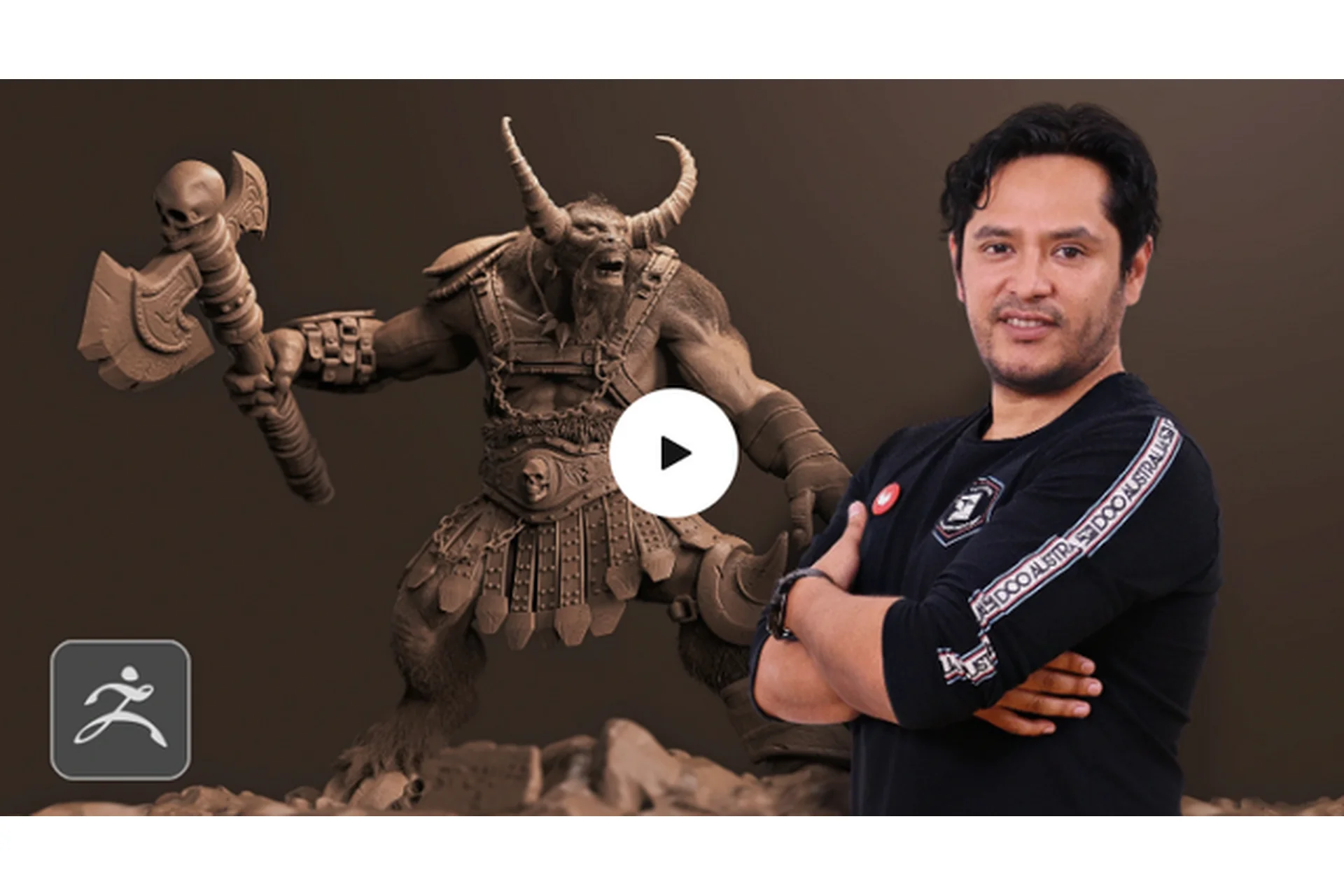 [Domestika] Digital Sculpture of Fantastic Creatures with ZBrush (Luis Alberto Gayoso Berrospi), фото 1 из 1.